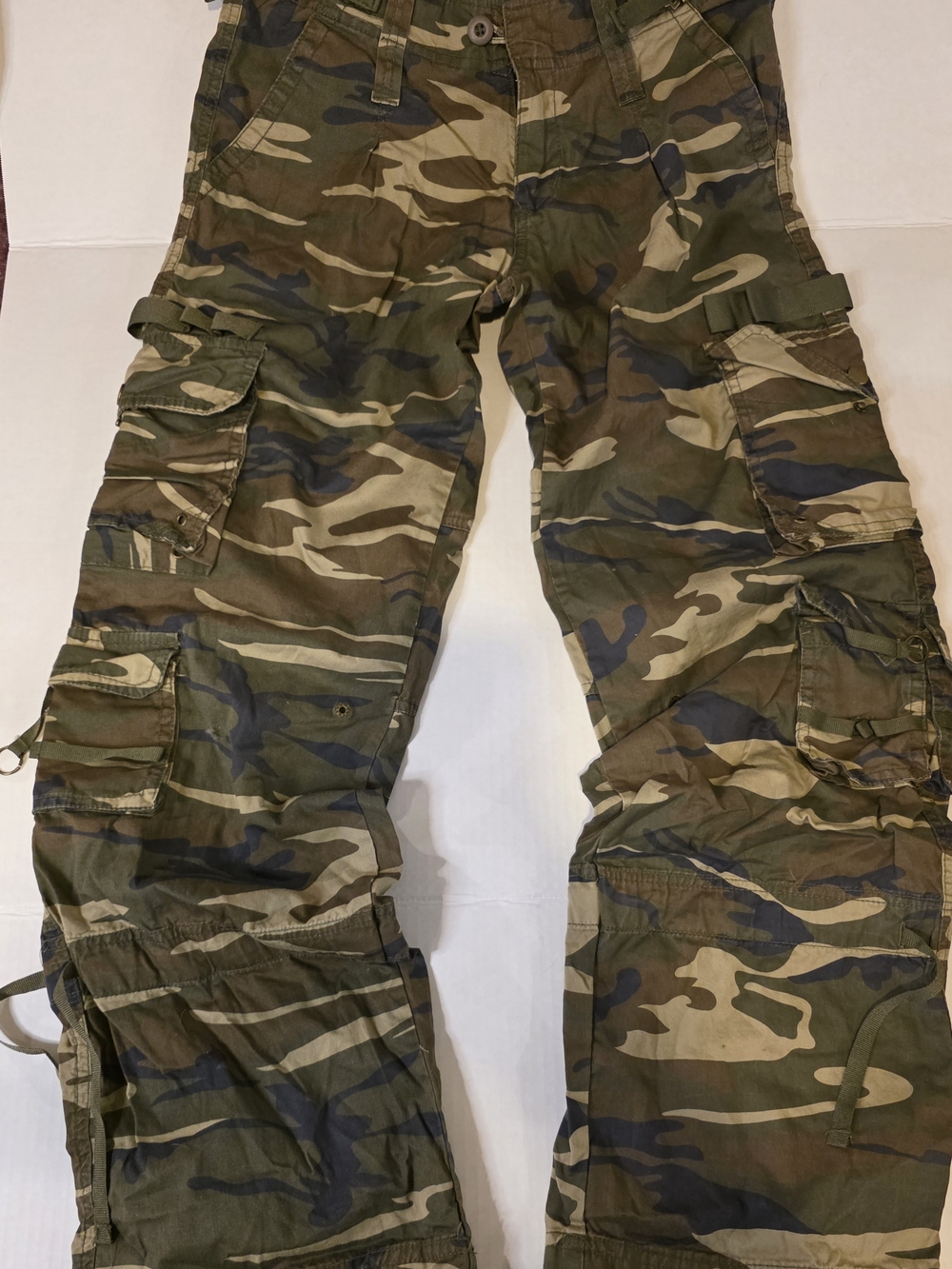 Vintage Y2K Red Jalapeno Olive Green Cargo Pants with Tag - Small